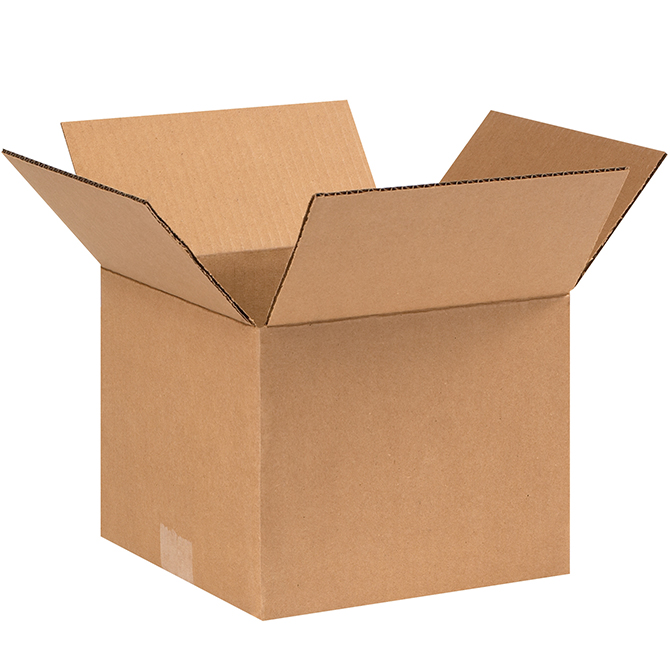 9 X 9 X 7" ECT-32 RSC Corrugated Box, 25 Boxes/Bundle