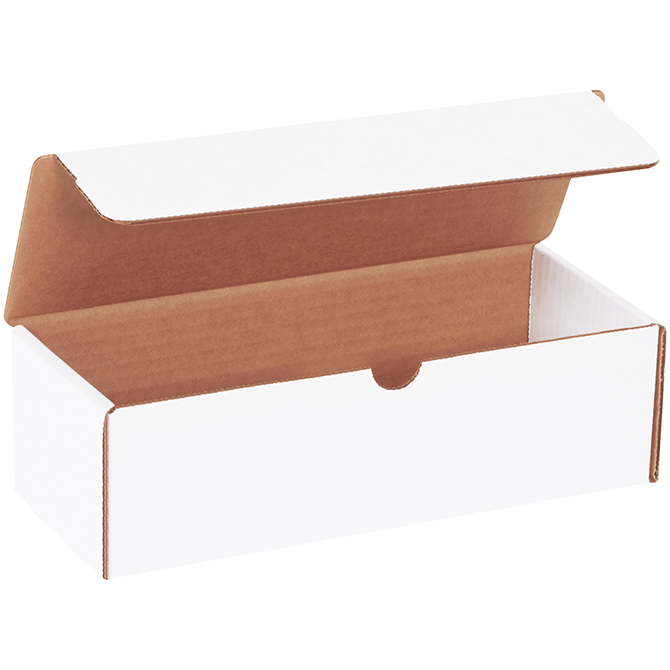 10 X 4 X 3" White Literature Mailer, 50 Mailers/Bundle