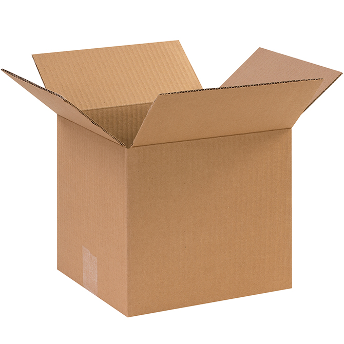 10 X 9 X 9" ECT-32 RSC Corrugated Box, 25 Boxes/Bundle