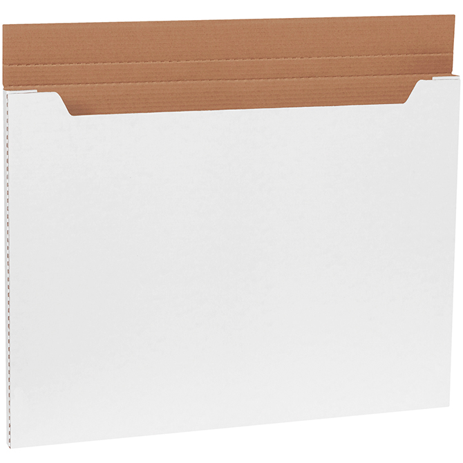 30 X 22.5 X 1" White Jumbo Fold-Over Mailer, 20 Mailers/Bundle