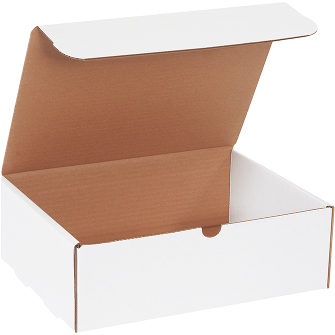 10 X 7 X 4" White Corrugated Mailer, 50 Mailers/Bundle