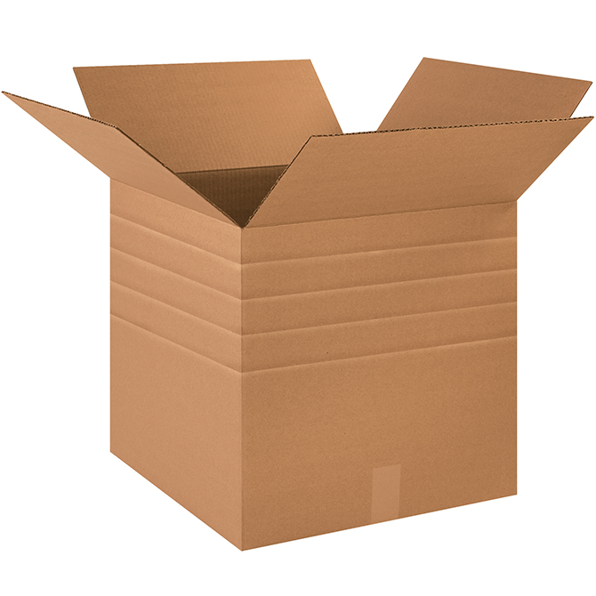 18 X 18 X 18/16/14/12/10" ECT-32 Multi-Depth Box, 20 Boxes/Bundle