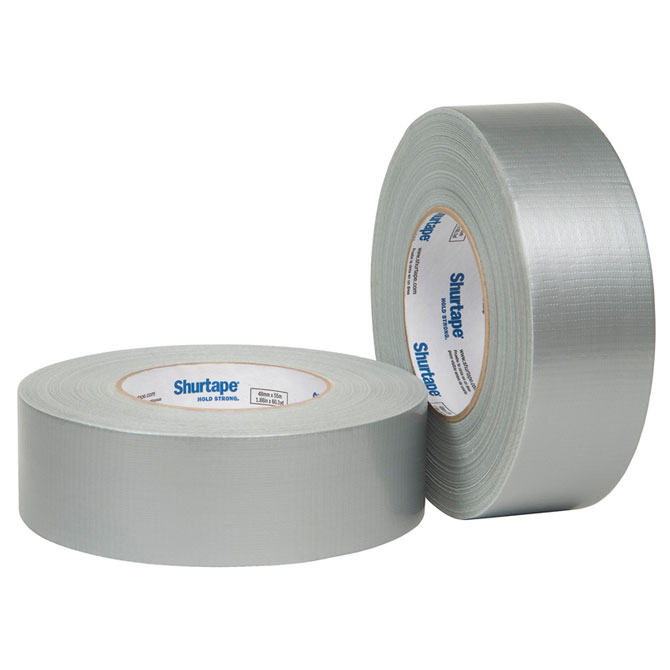 Shurtape PC600 Duct Tape - 2" X 60 Yds., Silver, 24 Rolls/Case