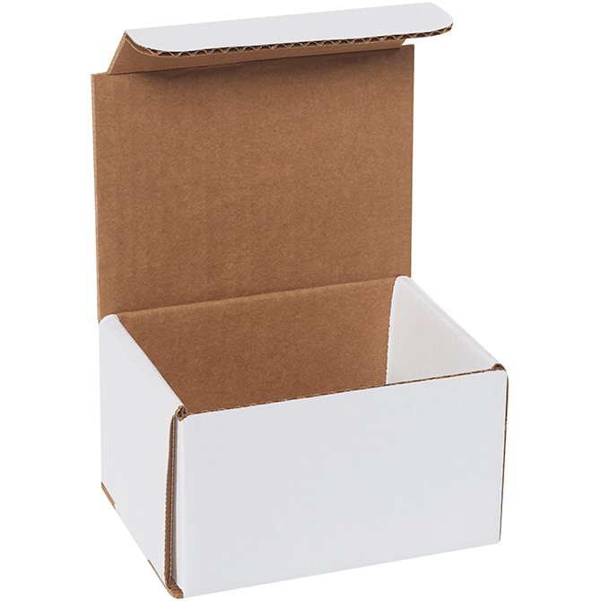 5 X 4 X 3" White Corrugated Mailer, 50 Mailers/Bundle