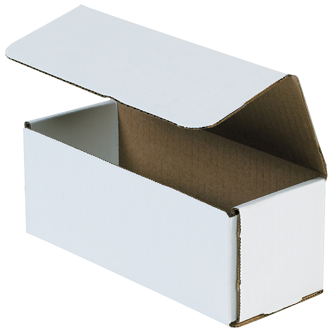 8 X 3 X 3" White Corrugated Mailer, 50 Mailers/Bundle