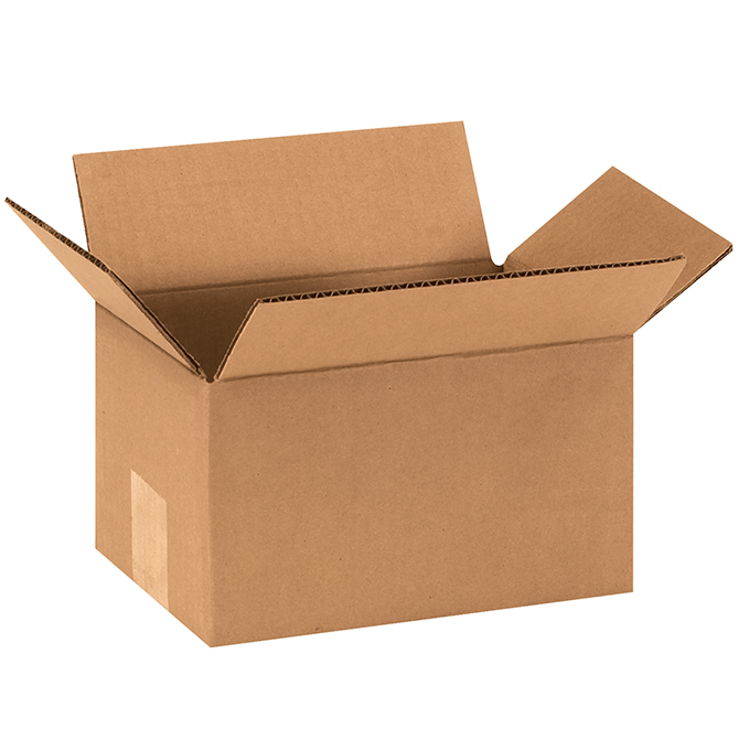 9 X 6 X 5" ECT-32 RSC Corrugated Box, 25 Boxes/Bundle