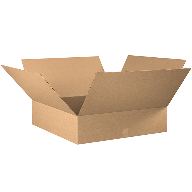 30 X 30 X 8" ECT-32 RSC Corrugated Box, 10 Boxes/Bundle