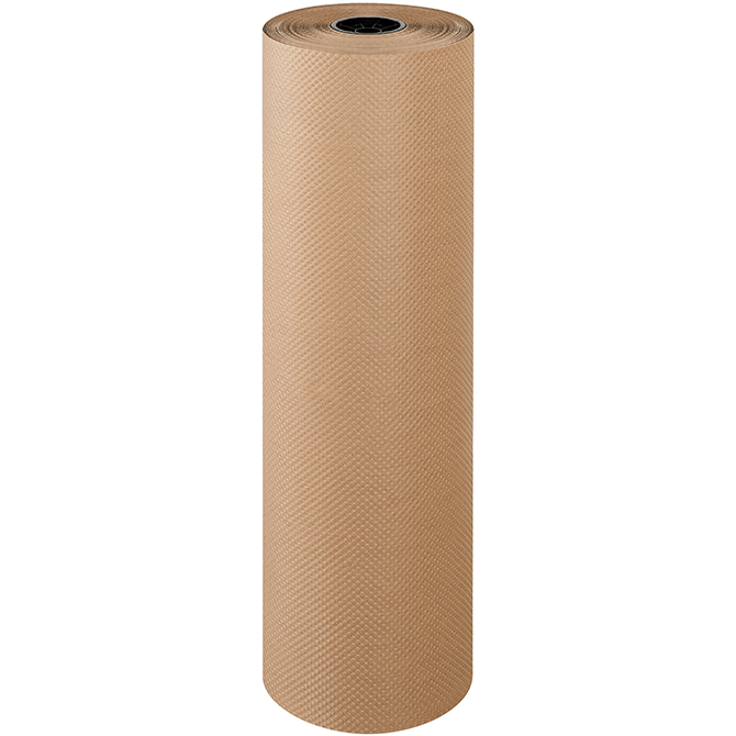 48" X 300 FT. - 60 LB. Kraft Paper Roll, Indented