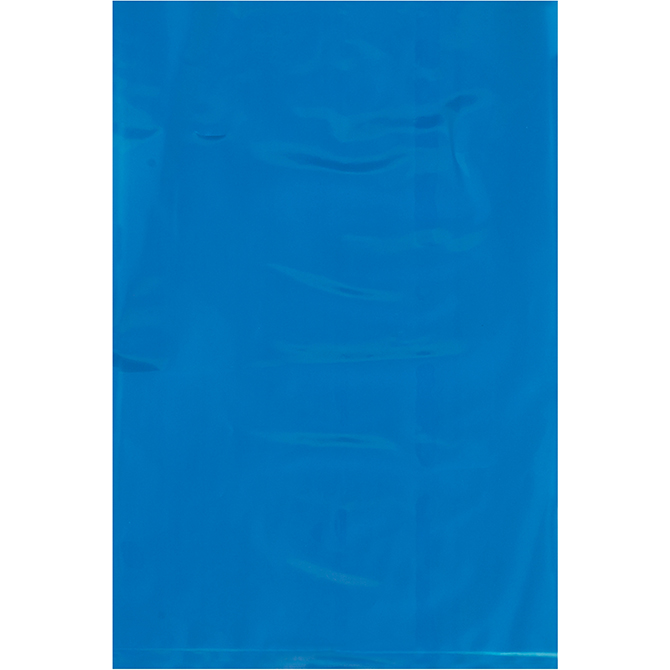 6 X 9" - 2 MIL Flat Poly Bags, Blue, 1000/Case