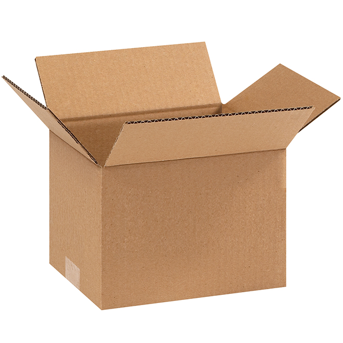 9 X 7 X 6" ECT-32 RSC Corrugated Box, 25 Boxes/Bundle