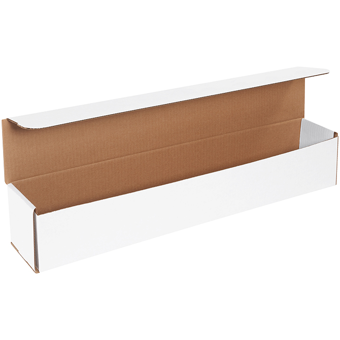 24 X 4 X 4" White Corrugated Mailer, 50 Mailers/Bundle