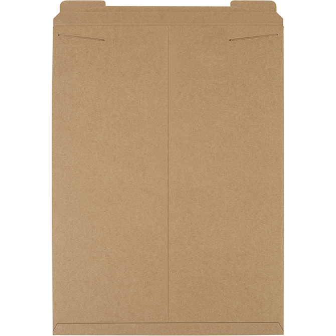 20 X 27" Tab Locking Rigid Flat Mailer, Kraft, 50/Case