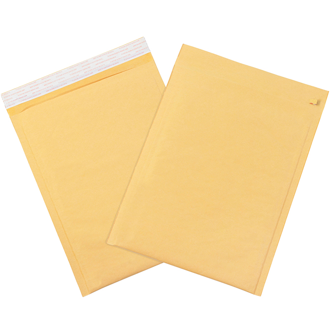 #2 - 8.5 X 12" Self-Seal Bubble-Lined Mailers W/Tear Strip, Kraft, 100/Case