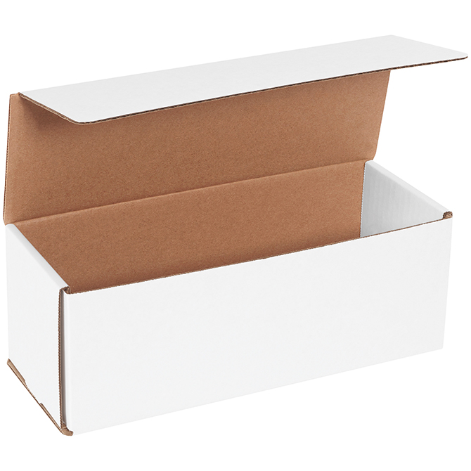 11 X 4 X 4" White Corrugated Mailer, 50 Mailers/Bundle