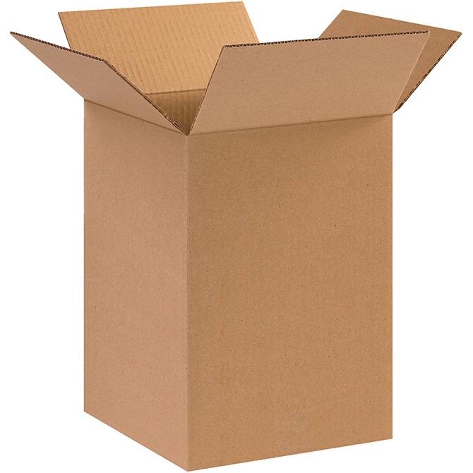 10 X 10 X 14" ECT-32 RSC Corrugated Box, 25 Boxes/Bundle
