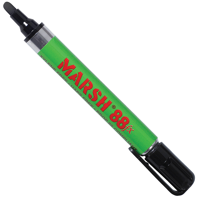 Black Marsh&reg; 88FX Metal Paint Markers, 12/Case