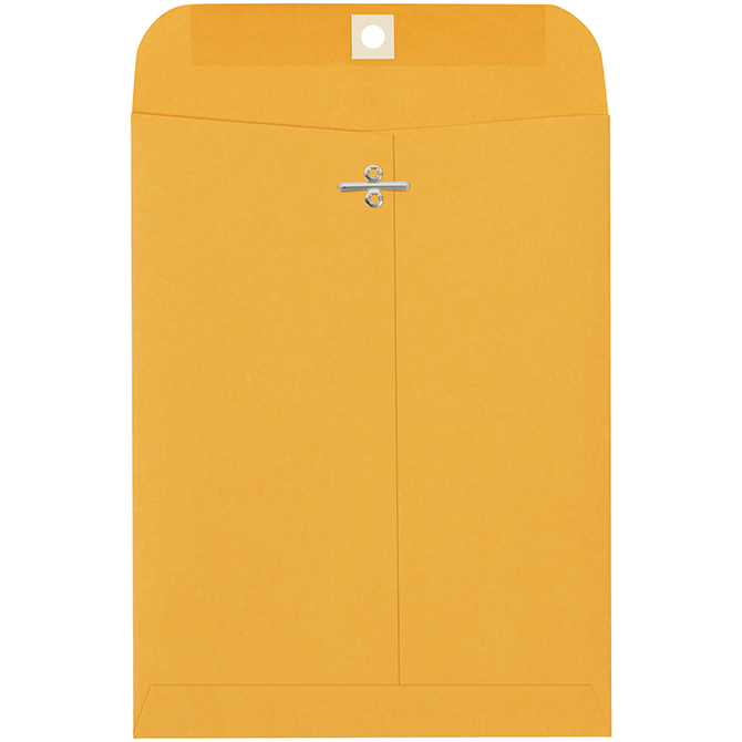 7" X 10" Clasp Envelopes, Kraft, 1000/Case