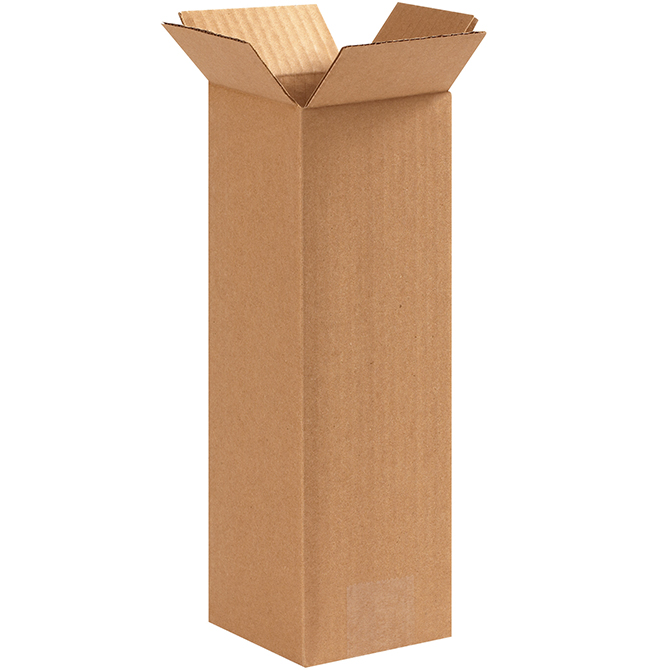 5 X 5 X 12" ECT-32 RSC Corrugated Box, 25 Boxes/Bundle
