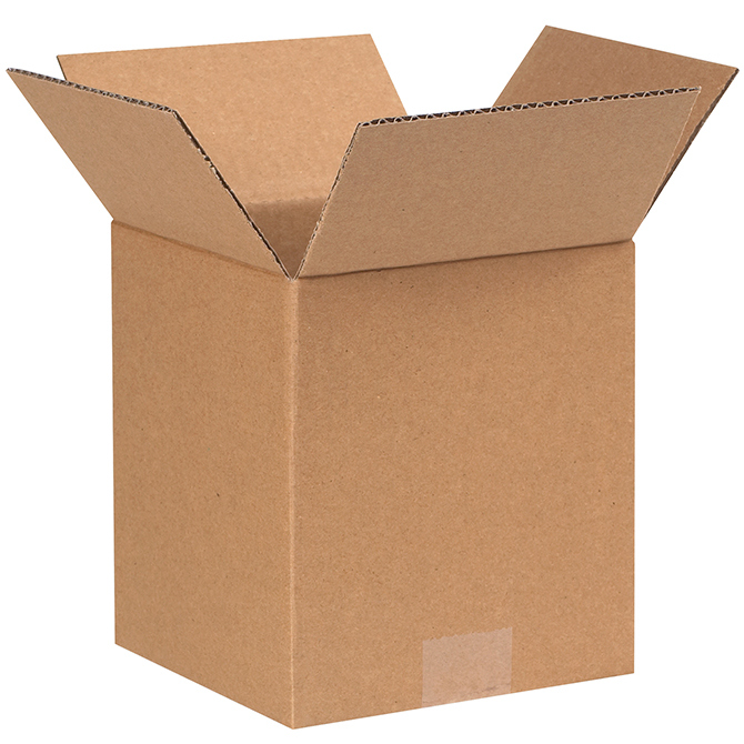 7 X 7 X 8" ECT-32 RSC Corrugated Box, 25 Boxes/Bundle