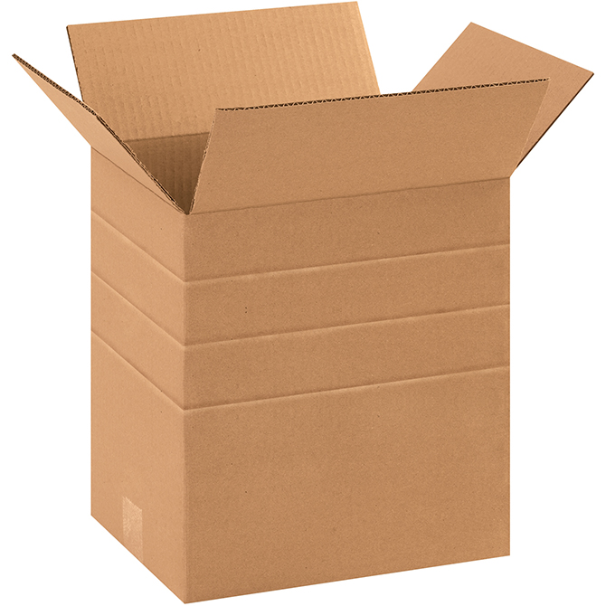 11.25 X 8.75 X 12/10/8/6" ECT-32 Multi-Depth Box, 25 Boxes/Bundle
