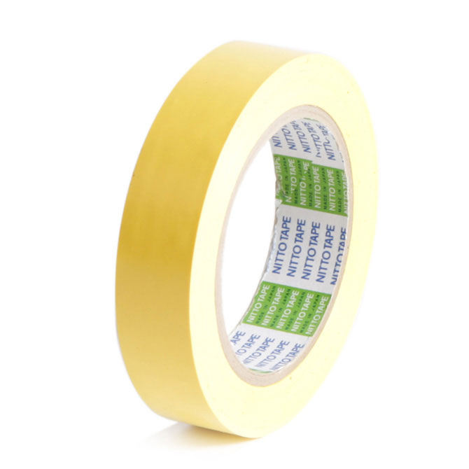 Nitto P200 Color Vinyl Tape - 1/2" X 36 Yds., Yellow, 72 Rolls/Case