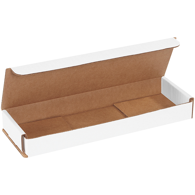 10 X 3 X 1" White Corrugated Mailer, 50 Mailers/Bundle