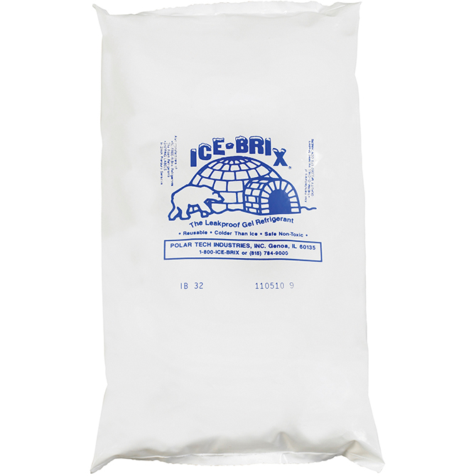 10 X 6 X 1.5" - 32 OZ. Ice-Brix&trade; Cold Packs, 9 Each/Case