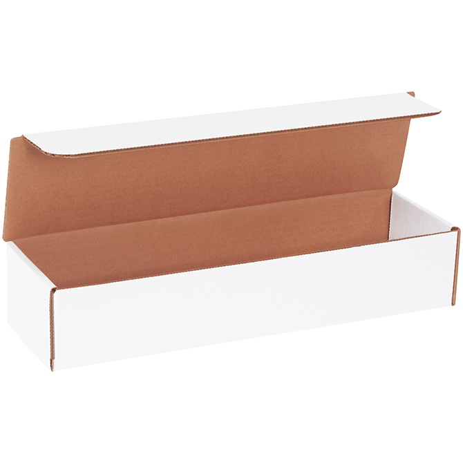 14 X 3.75 X 2.75" White Literature Mailer, 50 Mailers/Bundle