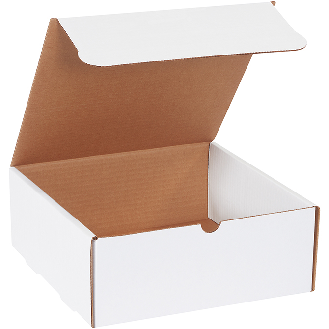 10 X 10 X 4" White Literature Mailer, 50 Mailers/Bundle