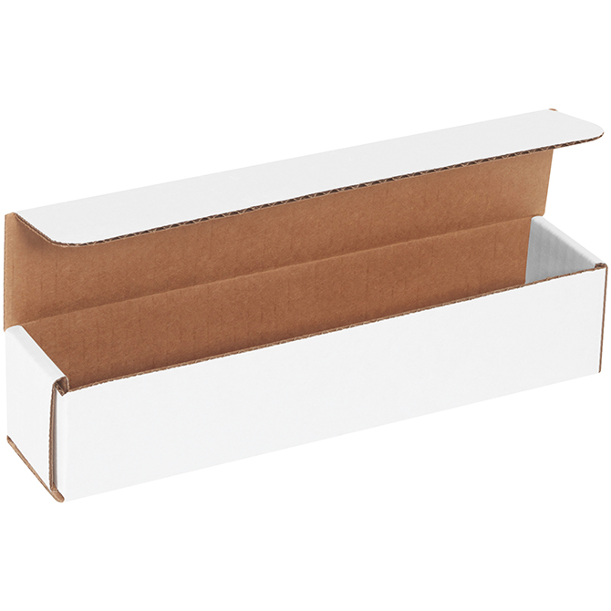 10 X 2 X 2" White Corrugated Mailer, 50 Mailers/Bundle