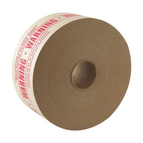 Central 260 Reinforced Kraft Paper Tape - 3" X 450 FT., Red, 10 Rolls/Case