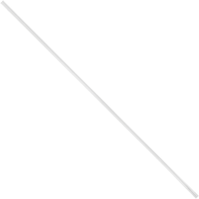 9&QUOT; Plastic Pre-Cut Twist Ties, White, 2000/CASE