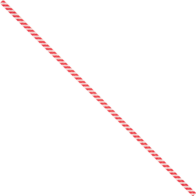 10&QUOT; Paper Pre-Cut Twist Ties, Red Candy Stripe, 2000/CASE