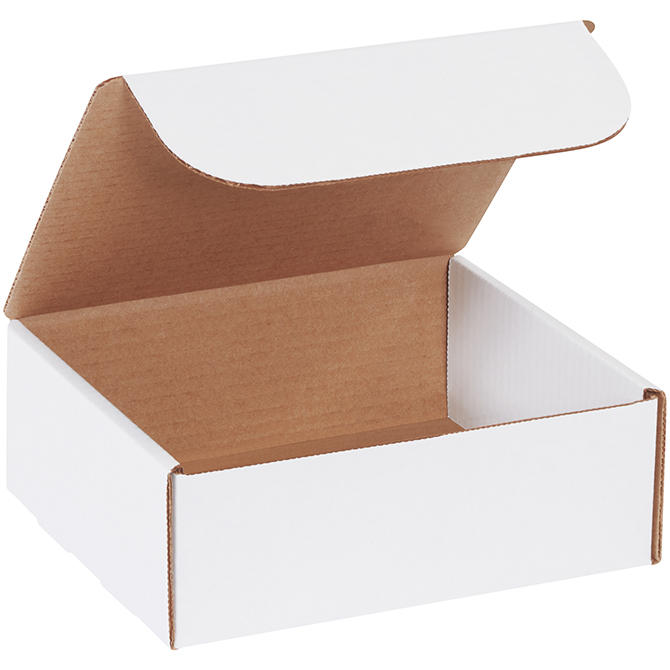 8 X 7 X 3" White Literature Mailer, 50 Mailers/Bundle
