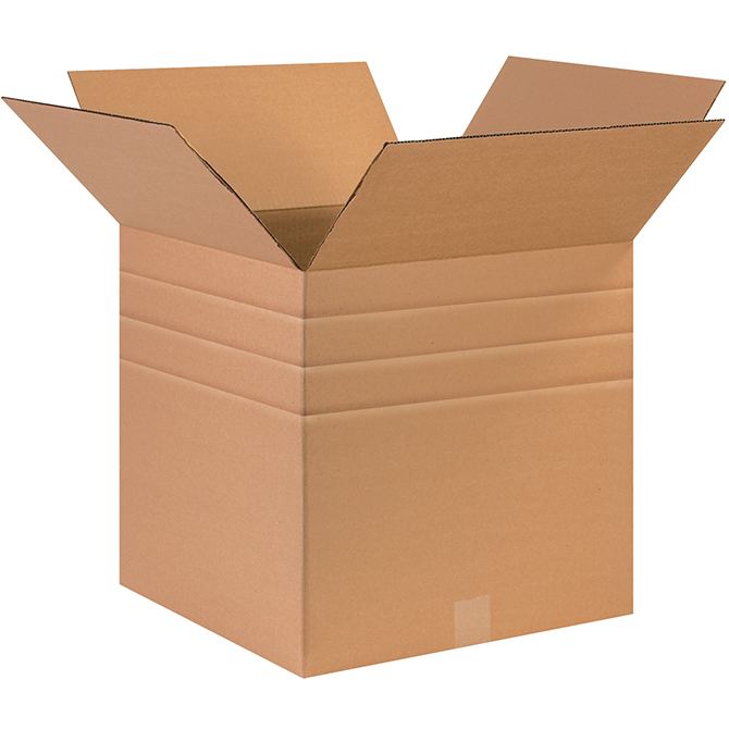 17 X 17 X 17/15/13/11" ECT-32 Multi-Depth Box, 25 Boxes/Bundle