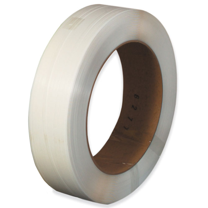 Pac 28M.20.2218 Polypropylene Strapping - 1/4" X 18000 FT., .024", 200 LB., White, 8 X 8" Core