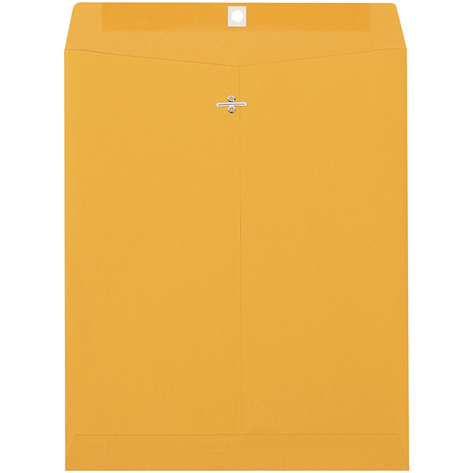 11.5 X 14.5" Clasp Envelopes, Kraft, 500/Case