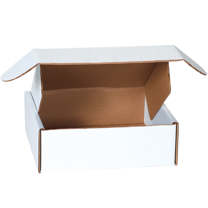 10 X 10 X 3" White Deluxe Literature Mailer, 50 Mailers/Bundle