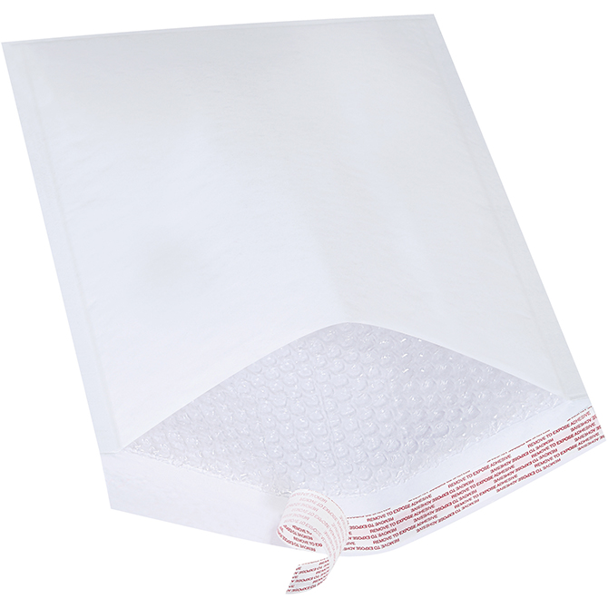 #5 - 10.5 X 16" Self-Seal Bubble-Lined Mailer, White, 100/Case