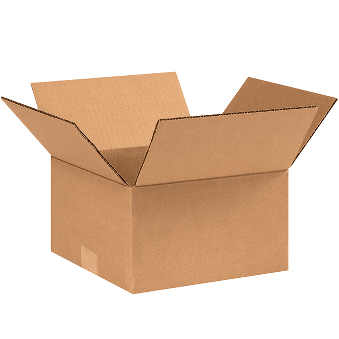 9 X 9 X 5" ECT-32 RSC Corrugated Box, 25 Boxes/Bundle