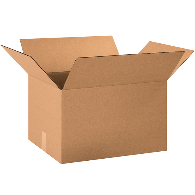 20 X 15 X 12" ECT-32 RSC Corrugated Box, 25 Boxes/Bundle