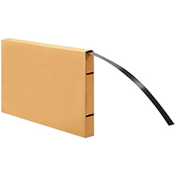 1/2" X .020" Steel Strapping Mini Coil - Upsable Dispenser Box, 300 FT. Length., 1180 LB. Brk. Str., 11 LBS./Coil