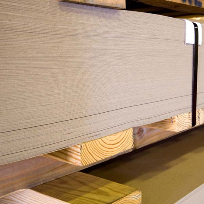 39 X 24" Gray Chipboard Sheets - .030" Thick, 3000/Skid