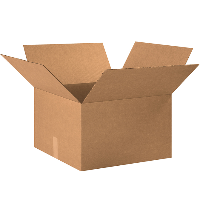 20 X 20 X 12" ECT-32 RSC Corrugated Box, 15 Boxes/Bundle