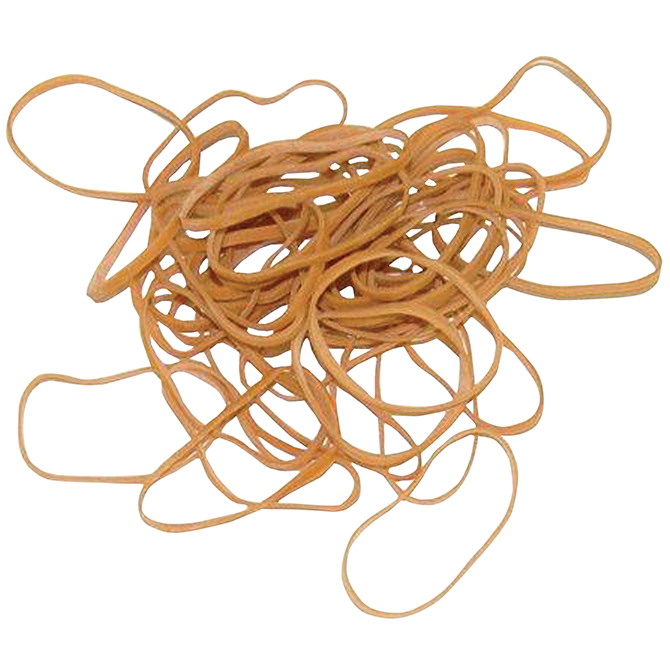 #31 Rubber Bands - 1/8" X 2.5", 980 Bands/Box, 10 Boxes/Case