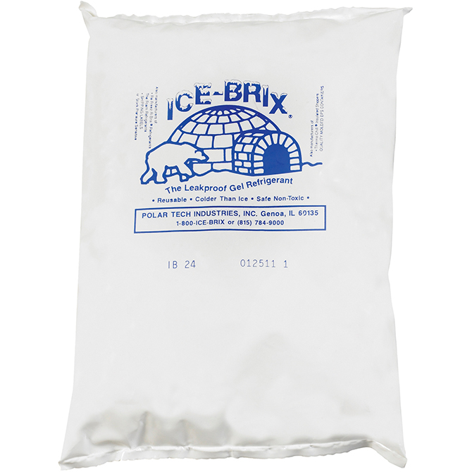 8 X 6 X 1.25" - 24 OZ. Ice-Brix&trade; Cold Packs, 12 Each/Case