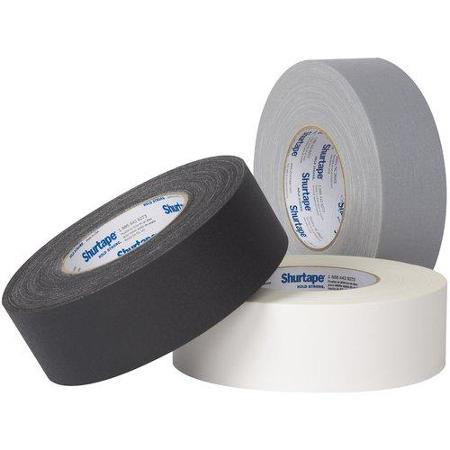 Shurtape Technologies P-628 Gaffers Tape - 2" X 60 Yds., Black, 24 Rolls/Case