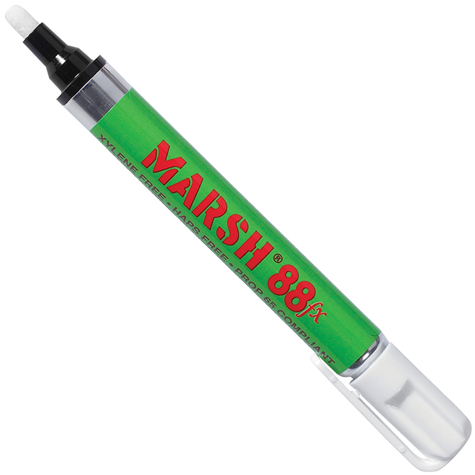 White Marsh® 88FX Metal Paint Markers, 12/Case