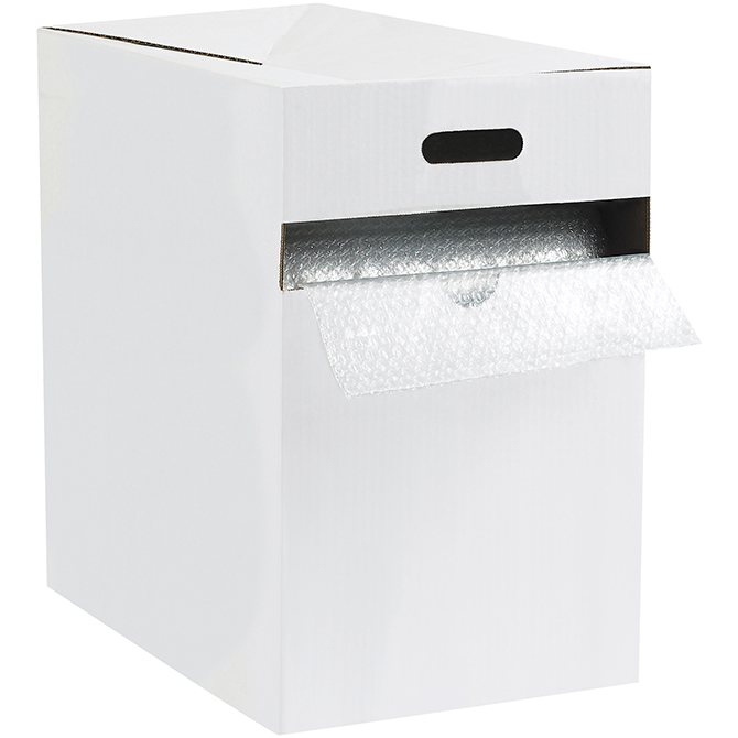 3/16" - 12" X 175 FT. - Air Bubble Dispenser Pack, Cohesive, 12" Perf