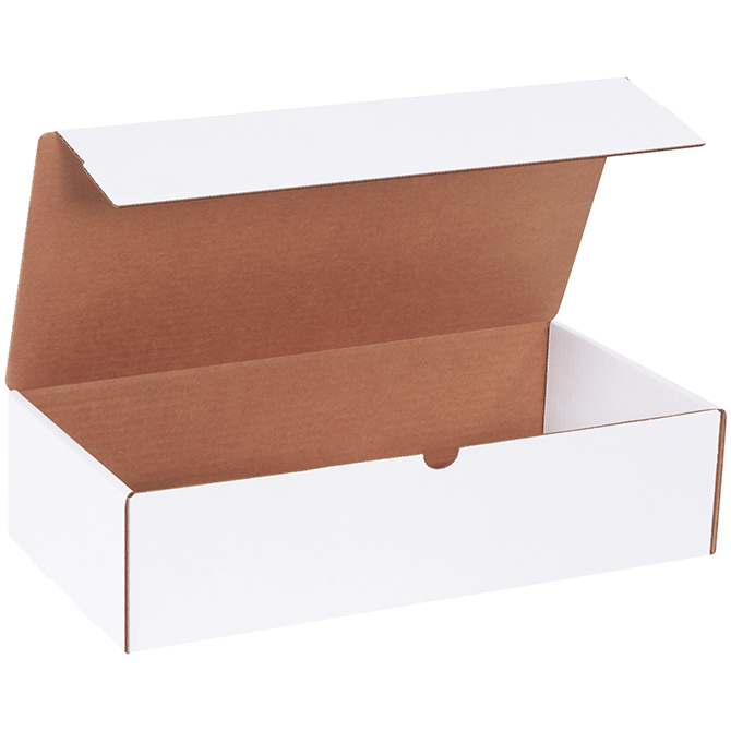 16 X 8 X 4" White Literature Mailer, 50 Mailers/Bundle